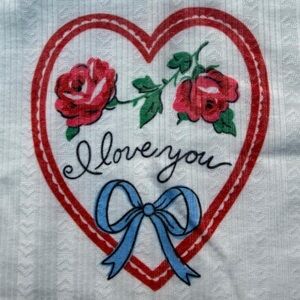 For Love And Lemons White and Red Top